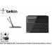 Belkin BLK-F5L141eaBLK-WHT Siyah Bluetooth iPad3G Q Multimedia Kablosuz klavye