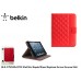 Belkin BLK-F7N040vfC02 iPad Mini Kapak/Stand Kapitone Kırmızı Koruma Kılıfı