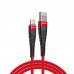 Hytech HY-X225 3A Micro Usb 1m Kırmızı Data + Sarj Kablosu