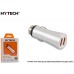 Hytech HY-X60 3.4A Hızlı Şarj 2 USB Gümüş Metal Araç Şarj Cihazı