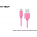 Hytech HY-X81 1m 2A Micro Usb Pembe Şarj Kablosu Poşetli