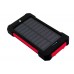 S-link IPS-808 8000mAh Powerbank Solar Siyah/Kırmızı Taşınabilir Pil Şarj Cihazı