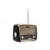 Mikado MDR-8BT Serenad-K Gold Usb-TF Destekli Bluetooth FM-AM*SW 3 BAND Klasik Radyo