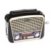 Mikado MDR-8BT Serenad-K Gold Usb-TF Destekli Bluetooth FM-AM*SW 3 BAND Klasik Radyo