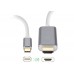 S-link SL-USB-C70 1.8m 4k*2k Gold Plated Type C3.1 to HDMI Konnectör