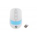 Everest SM-18 Usb Beyaz/Mavi 2.4Ghz Optik Kablosuz Mouse