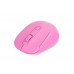 Everest SM-300 Usb Pembe 4D Optik Alkalin Pil Kablosuz Mouse