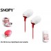 Snopy SN-709 Koruma Çantalı Lüks Kulaklık Mobil Telefon Uyumlu Kırmızı