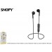 Snopy SN-BT160 Elysium Mobil Telefon Uyumlu Bluetooth Kulak içi Siyah Kulaklık - Mikrofon